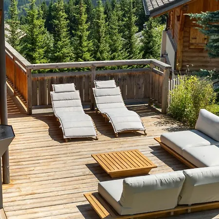 Sur Les Pistes Aux Communailles Face Au Mont Bianc Chalet