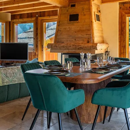 Sur Les Pistes Aux Communailles Face Au Mont Bianc Chalet Saint-Gervais-les-Bains