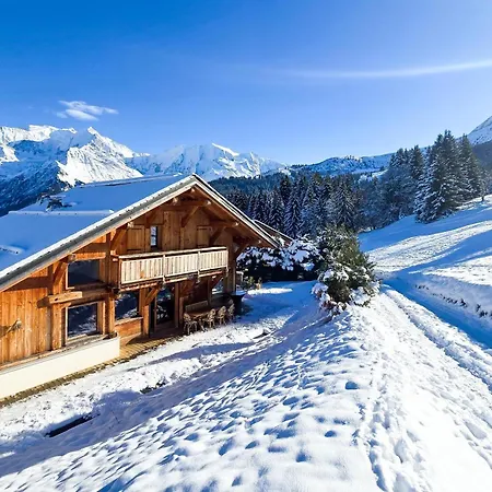 Chalet Sur Les Pistes Aux Communailles Face Au Mont Bianc